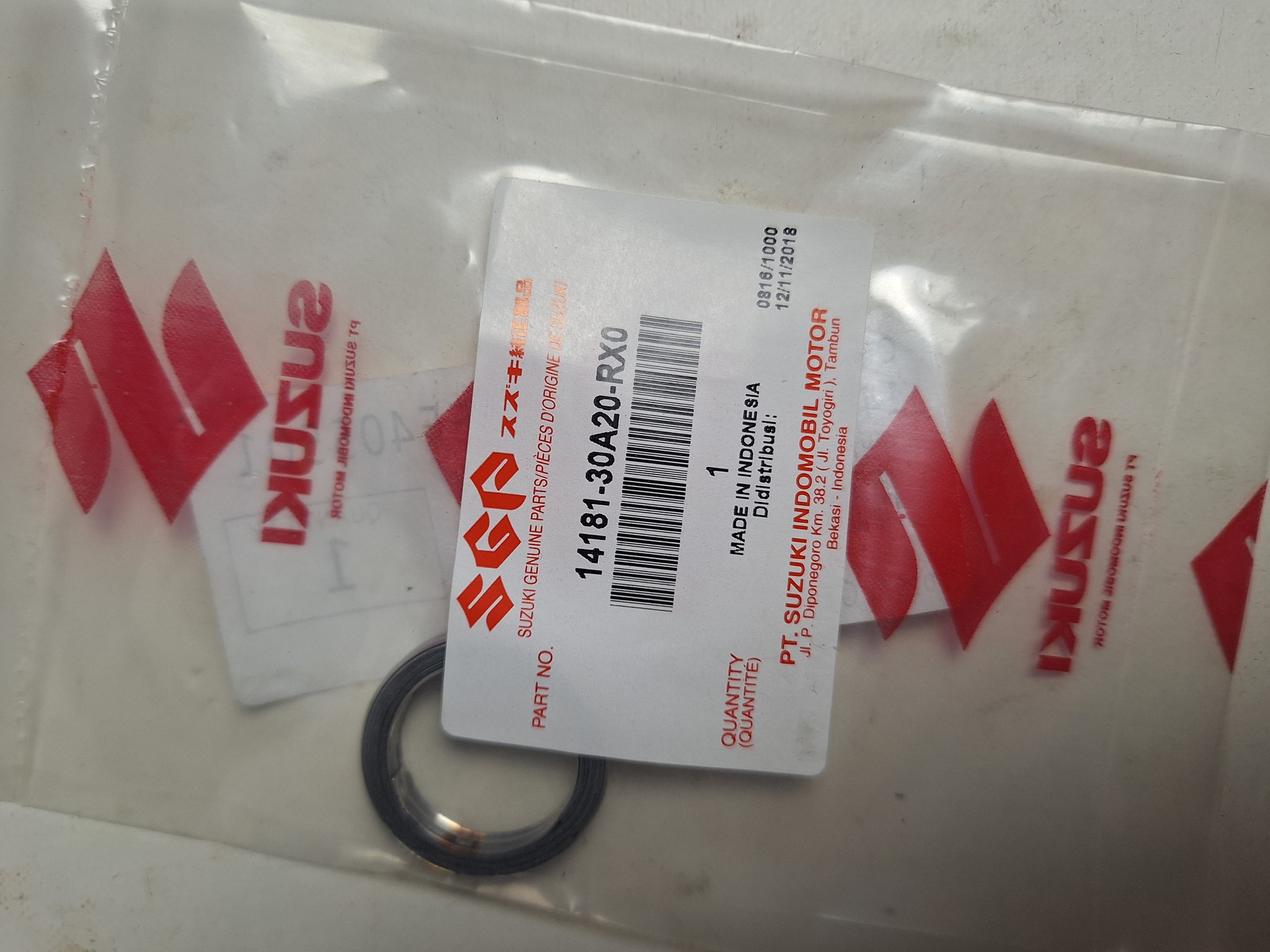 Bild von SUZUKI DICHTUNG 14181-30A20-RX0